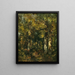 In the Fontainebleau Forest - Narcisse Virgile Diaz de la Peña — framed artwork on a wall