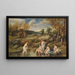 Les Baigneuses - Narcisse Virgile Diaz de la Peña — framed artwork on a wall