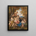 Nymphs and Loves - Narcisse Virgile Diaz de la Peña — framed artwork on a wall