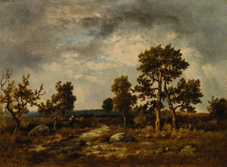Path near the snake pond, Fontainebleau forest - Narcisse Virgile Diaz de la Peña — artwork view
