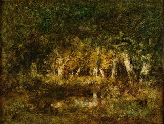 Petite mare en forêt - Narcisse Virgile Diaz de la Peña — artwork view