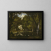 Pond in the Woods - Narcisse Virgile Diaz de la Peña — framed artwork on a wall