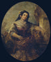 Portrait of a Young Girl at the Well - Narcisse Virgile Diaz de la Peña — artwork view