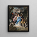Promenade à la robe bleue - Narcisse - Virgile Diaz de la Peña — framed artwork on a wall