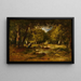Sous-bois - Narcisse Virgile Diaz de la Peña — framed artwork on a wall