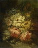 Still life with white and red roses - Narcisse Virgile Diaz de la Peña — artwork view