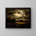 Stormy Landscape - Narcisse Virgile Diaz de la Peña — framed artwork on a wall
