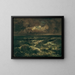 Seascape Painting - Narcisse Virgile Diaz de la Peña — framed artwork on a wall