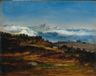 Les Pyrénées, le Pic du Midi de Bigorre - Narcisse Virgile Diaz de la Peña — artwork view