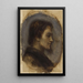 Head of a Man - Narcisse Virgile Diaz de la Peña — framed artwork on a wall