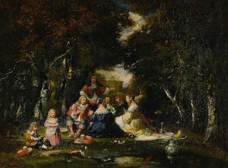 A countryside scene - Narcisse Virgile Diaz de la Peña — artwork view