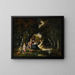 A countryside scene - Narcisse Virgile Diaz de la Peña — framed artwork on a wall