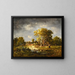 A Glade - Narcisse Virgile Diaz de la Peña — framed artwork on a wall