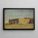 Village arabe - Narcisse Berchère — framed artwork on a wall
