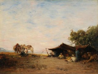 A hut - Narcisse Berchère — artwork view