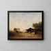 A hut - Narcisse Berchère — framed artwork on a wall