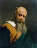 Man with beard, fur collar, and chain - Natale Schiavone — artwork view