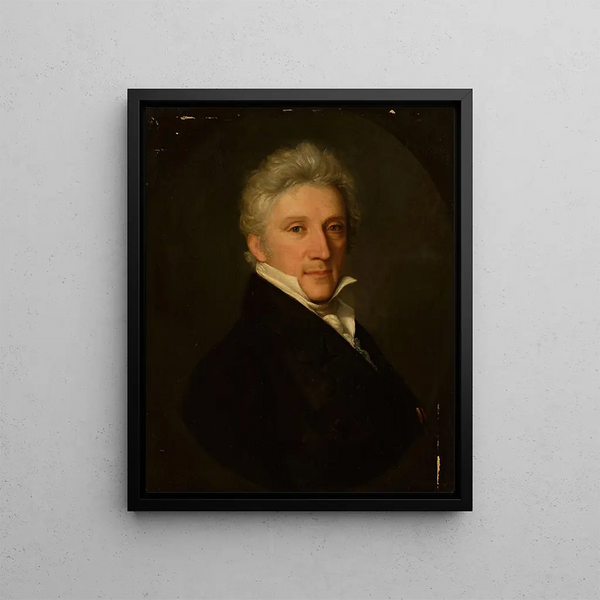 Portrait of Count Cigoniar - Natale Schiavone — framed artwork on a wall