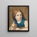 The Little Apple Seller - Nathaniel Schmitt — framed artwork on a wall