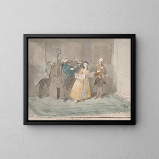 Conquérir un passage chromatique - Nathaniel Dance-Holland — framed artwork on a wall