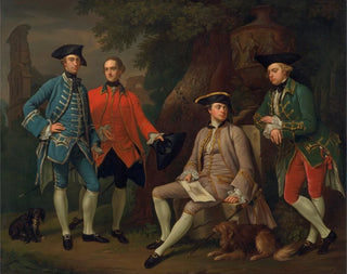 James Grant de Grant, John Mytton, the Honorable Thomas Robinson, and Thomas Wynne - Nathaniel Dance-Holland — artwork view
