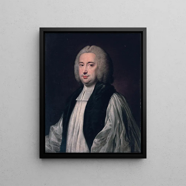 Richard Terrick 1710-1777 Bishop of London - Nathaniel Dance-Holland — framed artwork on a wall