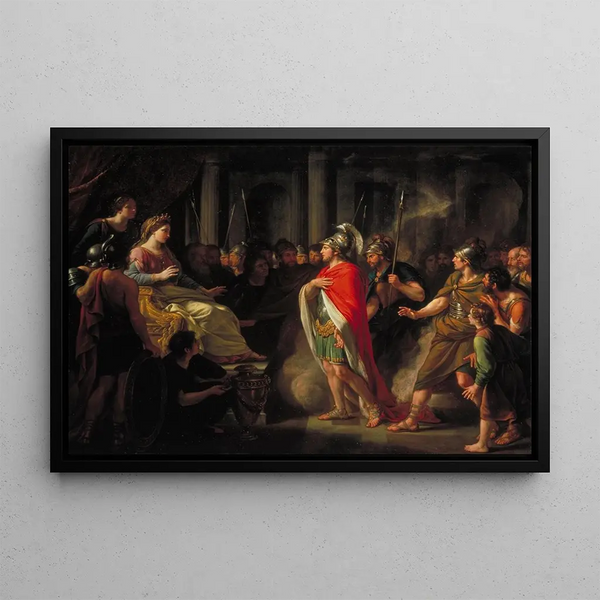 La Rencontre de Didon et Énée - Nathaniel Dance-Holland — framed artwork on a wall