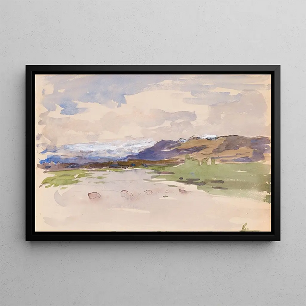 Les Pyrénées - Nathaniel Hone the Younger — framed artwork on a wall