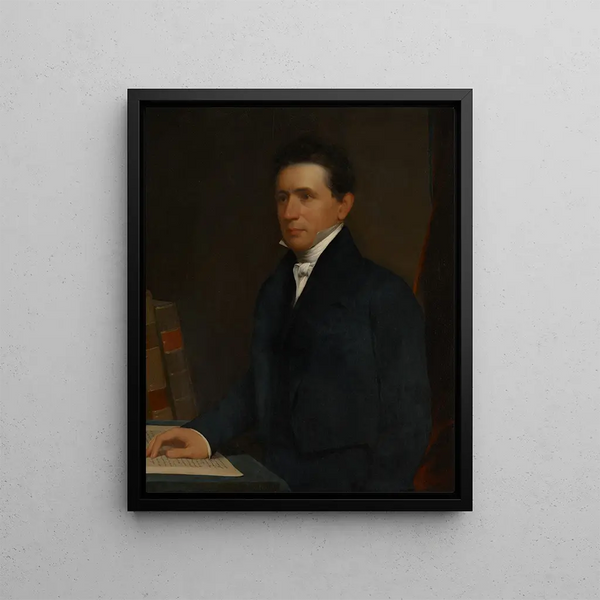 Denison Olmsted - Nathaniel Jocelyn — framed artwork on a wall