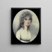 Portrait of Miss Bradley - Nathaniel Plimer — framed artwork on a wall