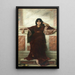 a Dalmatian woman - Nathaniel Sichel — framed artwork on a wall