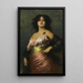 Exotic Beauty Painting - Nathaniel Sichel — framed artwork on a wall
