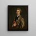 Ezra Stiles - Nathaniel Smibert Painting — framed artwork on a wall