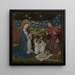 Nativity Painting - Master of Cologne of 1458 — framed artwork on a wall
