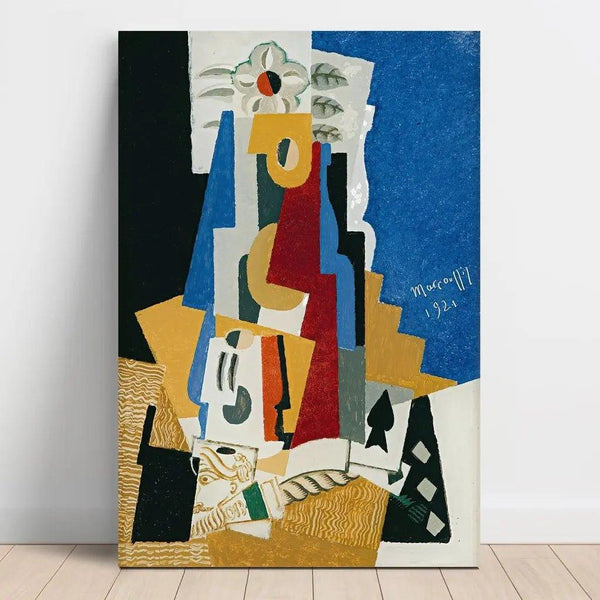 Reproduction of the painting Nature Morte À L’as De Pique by Louis Marcoussis