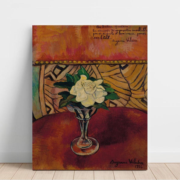 Reproduction of the painting Still Life with White Rose - Suzanne Valadon