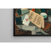 Reproduction of the painting Nature Morte with Menu and Siphon - Louis Marcoussis