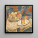 Nature Morte de Pommes - Aleksei Mikhailovich Korin — framed artwork on a wall
