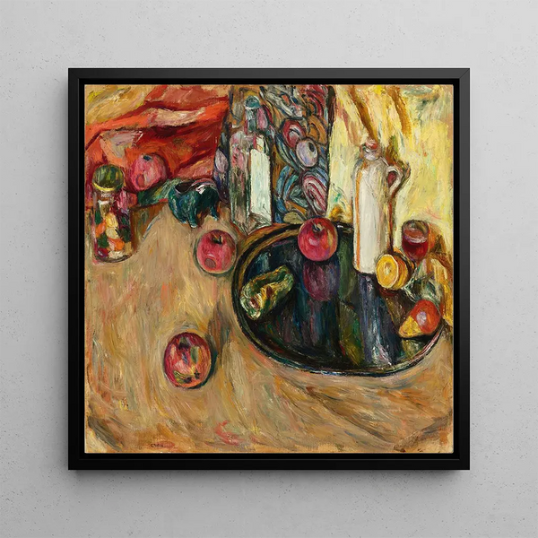 Still life - Abraham Manievich — framed artwork on a wall