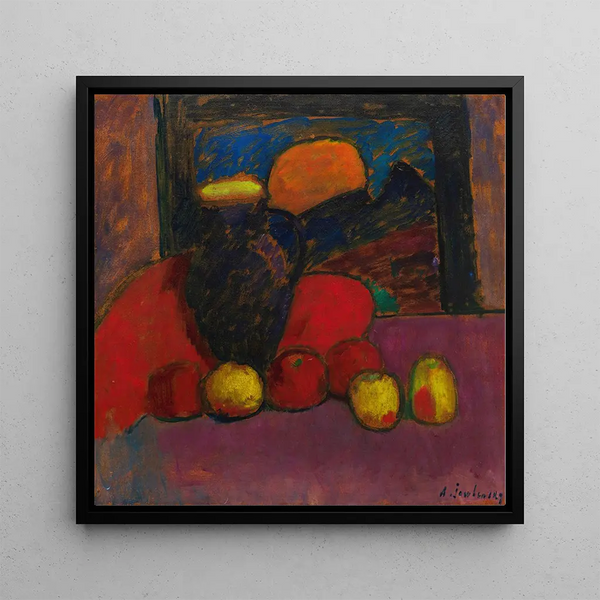 Still life - Alexej von Jawlensky — framed artwork on a wall
