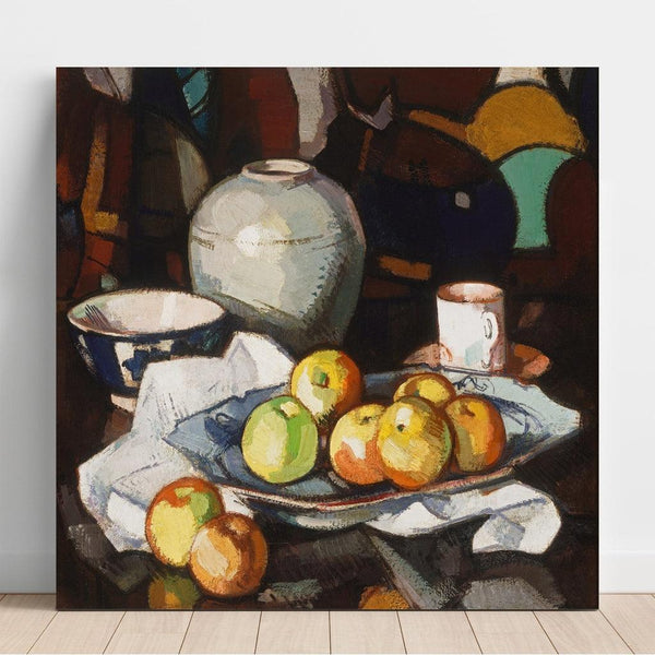 Reproduction of the painting Nature morte; Pommes et pot - Samuel John Peploe