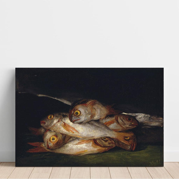 Reproduction of the painting Still life with gilt-head borgne - Francisco de Goya