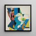 Abstract Still Life Painting - Enrico Prampolini — framed artwork on a wall