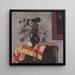 Nature morte avec autoportrait - Flix Vallotton — framed artwork on a wall