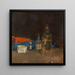 Still life with ink bowl - Fritz Rojka — framed artwork on a wall