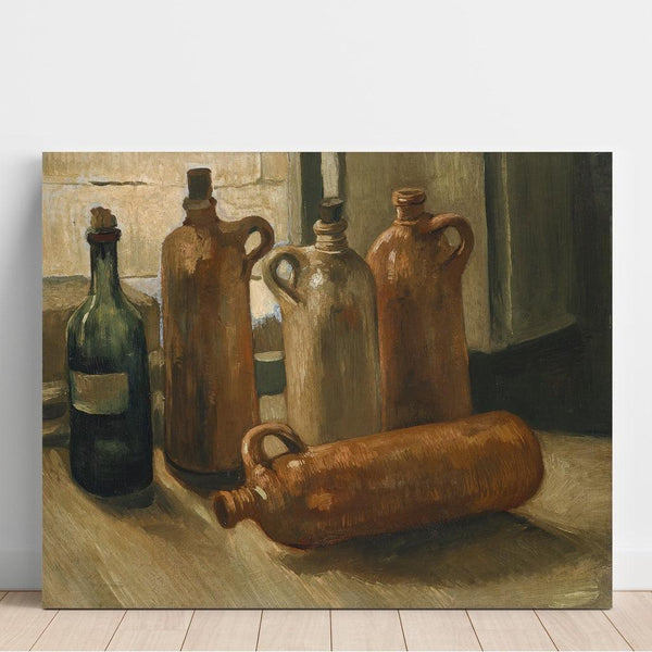 Reproduction of the painting Nature morte avec cinq bouteilles - Vincent van Gogh