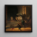Nature morte avec des paons - Rembrandt van Rijn — framed artwork on a wall