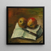 Still life with apples - Stefan Luchian — framed artwork on a wall