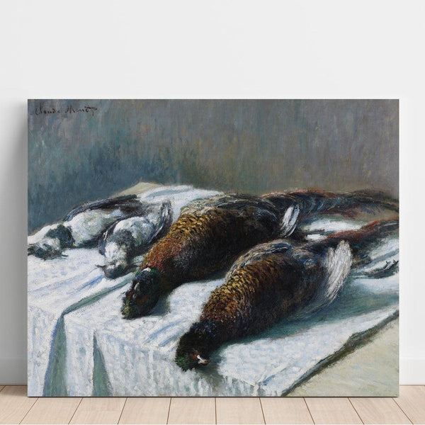 Reproduction of the painting Nature morte avec faisans et pluviers - Claude Monet