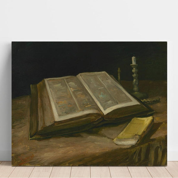 Reproduction of the painting Still life with the Bible - Vincent van Gogh